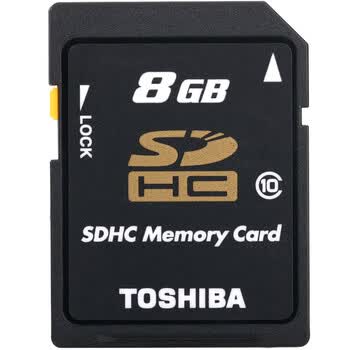 东芝（TOSHIBA）8GB SDHC高速储存卡（class10）