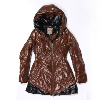年中大促 爱美斯特价新款正品实用保暖简洁温暖型羽绒服女中长款 红色 (XXL)175/96A