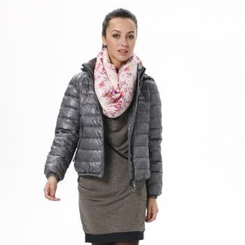 波司登羽绒服 女时尚休闲短款 BR2228 1163(巴黎灰) 190/108A(XXXXL)