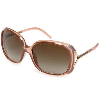 BURBERRY 巴宝莉 女款裸色镜框个性太阳镜 BE4068-301213A xy