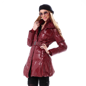 波司登羽绒服 女亮面时尚修身时尚款 BR1890 318(赭色) 185/104A(XXXL)
