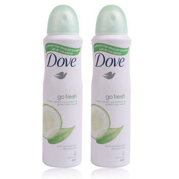 Dove多芬女士止汗香体喷雾 青瓜绿茶 150ML 两支 4965