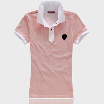 意丹奴2012夏装新款纯棉 女 短袖纯色POLO桖D325216 橙色 XL(170/92A)