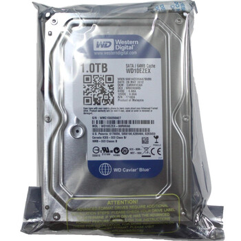 西部数据(WD)蓝盘 1TB SATA6Gb/s 7200转64M 伟仕盒装 台式机硬盘(WD10EZEX)