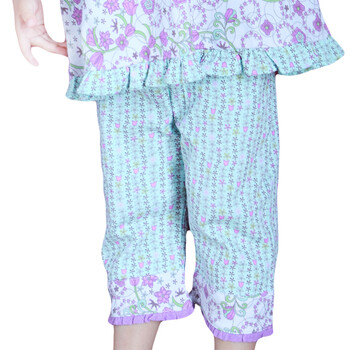 李宁母婴新款纯棉七分裤G202JD 紫水仙 110cm(4岁)