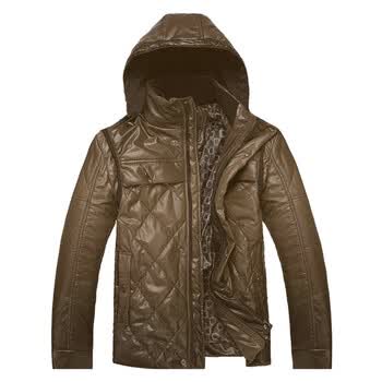 神州骆驼 2012新品 男款渐变色棉服 EC8835 土黄 XXL