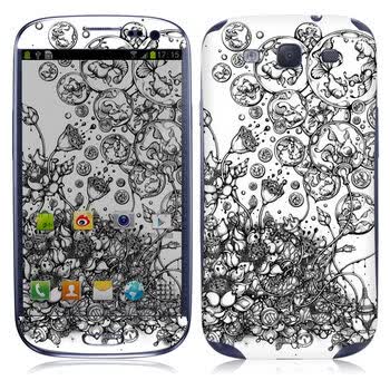 IdeaSkin 三星 I9300 Galaxy SIII / I9308 / I939 皮肤 瞬态世界 外壳保护套皮贴膜 DCUC702191