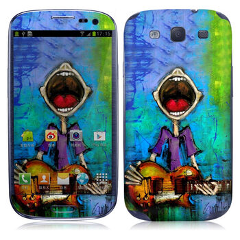 IdeaSkin 三星 I9300 Galaxy SIII/I9308/I939 皮肤 大声 外壳保护套皮贴膜 DCUD022150