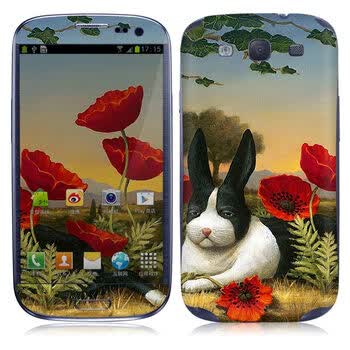 IdeaSkin 三星 I9300 Galaxy SIII/I9308/I939 皮肤 昏昏欲睡的野兔 外壳保护套皮贴膜 DCUC852104