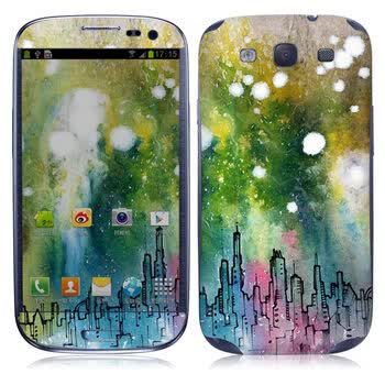 IdeaSkin 三星 I9300 Galaxy SIII/I9308/I939 皮肤 城市之光 外壳保护套皮贴膜 DCUC342118
