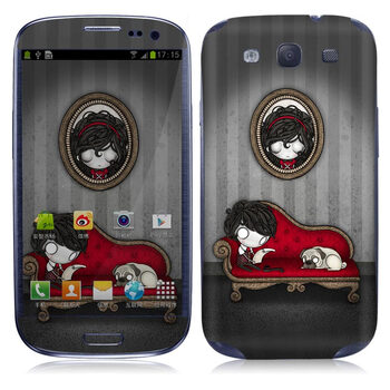 IdeaSkin 三星 I9300 Galaxy SIII/I9308/I939 忧郁症 外壳保护套皮贴膜 DCUA850538
