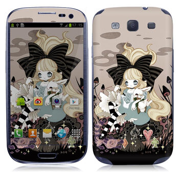 IdeaSkin 三星 I9300 Galaxy SIII/I9308/I939 黑暗中的爱丽丝 外壳保护套皮贴膜 DCUC021876