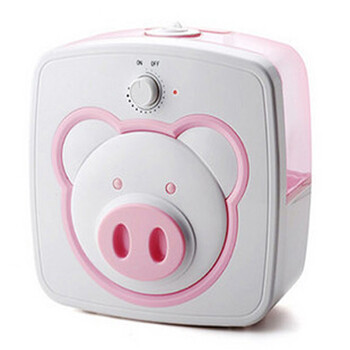 哥尔(goal) 加湿器 GO-2032超声波加湿 卡通猪造型 雾量可调 缺水自动保护 超静音3L