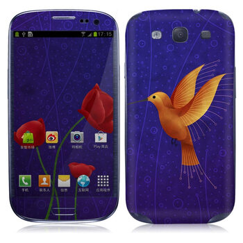 IdeaSkin 三星 I9300 Galaxy SIII/I9308/I939 蜂鸟 外壳保护套皮贴膜 DCUA750479