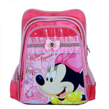 迪士尼/Disney 米奇儿童减负书包CL-M0387新品惊喜直降！ 玫红