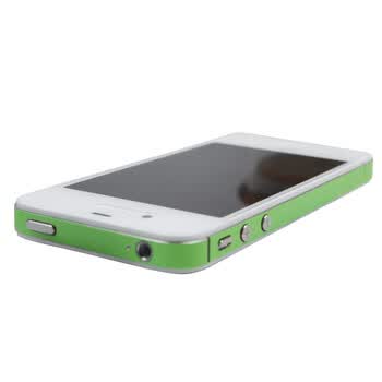 SkinAT 苹果iPhone4/4S 边框贴膜 侧边贴 浅绿 iphone 4