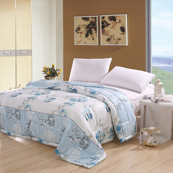 smilings丝曼琳家纺 床上用品 被子被芯 夏季空调被 冰丝被 玉兰花开 200*230