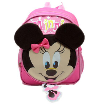 迪士尼/Disney 米奇儿童双肩背包 幼儿小书包CC-M0362玫红色 新品惊喜直降！