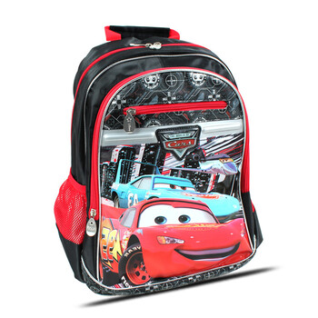 迪士尼/DISNEY 汽车总动员小学生书包 双肩背包 儿童书包C0044 黑色