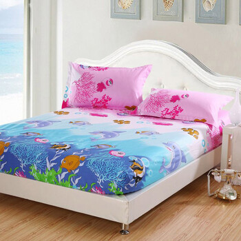 安意道床上用品120*200/150*200/180*200cm三个尺寸床用全棉单床笠ZN03 十四号花型 150*200cm