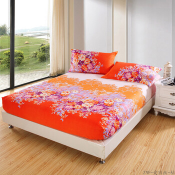 安意道床上用品120*200/150*200/180*200cm三个尺寸床用全棉单床笠ZN03 六号花型 150*200cm