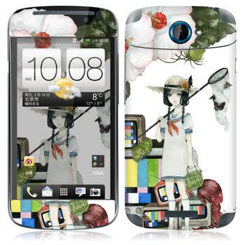 IdeaSkin HTC One S/Z560e 皮肤 捕昆虫的女孩 外壳保护套皮贴膜 DBYC031880