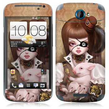 IdeaSkin HTC One S/Z560e 皮肤 朋克女孩与猪 外壳保护套皮贴膜 DBYC402031