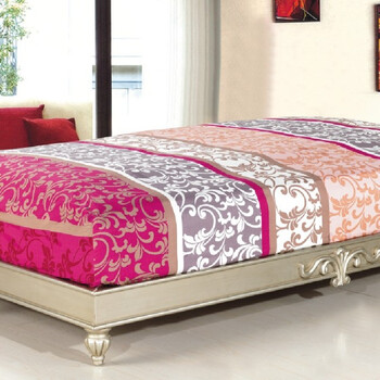lakrina 可芮娜 新款斜纹纯棉床裙床笠床单床罩床套1.2米 天使之心 阳光心情 1.2米