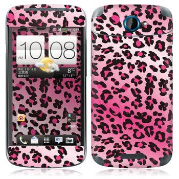 IdeaSkin HTC One S/Z560e 皮肤 粉色魅惑豹纹 外壳保护套皮贴膜 DBYA010417