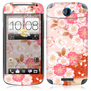 IdeaSkin HTC One S/Z560e 皮肤 樱花绽放 外壳保护套皮贴膜 DBYA010283