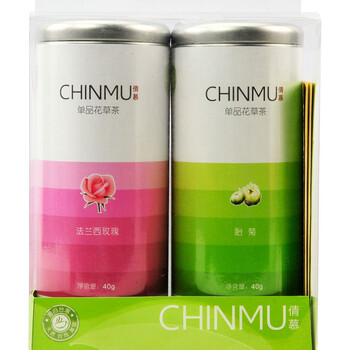 倩慕CHINMU 法兰西玫瑰花茶+胎菊花茶（礼盒装）