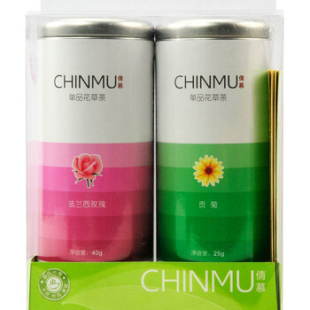 倩慕CHINMU 法兰西玫瑰花茶+贡菊（礼盒装）
