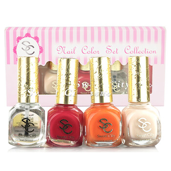 法国正品Sweet City环保彩色指甲油套装 DIY美甲用品 A09