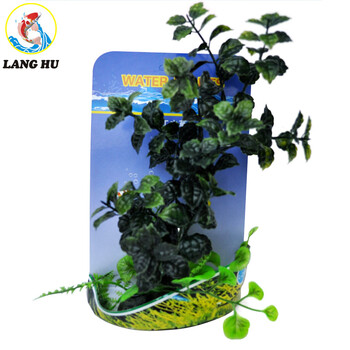 浪湖 94212 仿真水草|鱼缸造景 水族箱布景 鱼缸