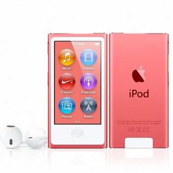 苹果（Apple） iPod Nano 7代 16G MD475CH/A 多媒体播放器 粉色