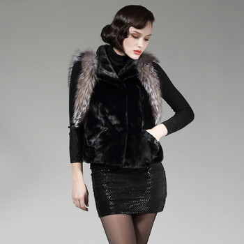 NAMP+2012女装新款海宁皮草貂皮大衣进口水貂整貂