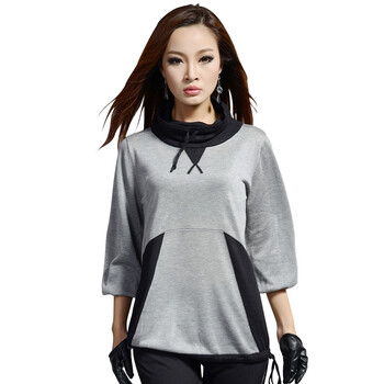 宝迪莱丝100%天丝冬<em>高领加厚女毛衣</em> 直筒百搭