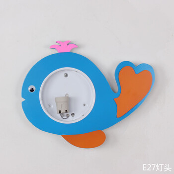 圣莫丽斯 鲸鱼壁灯 儿童壁灯 卡通灯 卧室灯 灯具灯饰3017