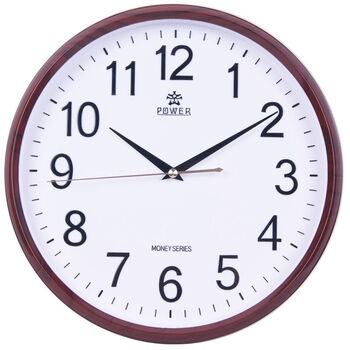 支持货到付款】POWER霸王客厅卧室挂表简约静音