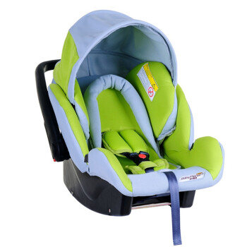 宝贝星球 普乐尔(绿蓝)汽车儿童安全座椅 适用