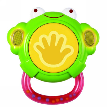 澳贝 奥贝 青蛙小鼓 音乐手拍鼓 婴儿益智玩具