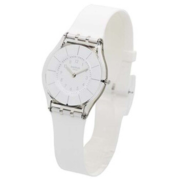 <em>斯沃琪SWATCH</em> 白色超薄 石英 <em>女士 手表</em> 时尚
