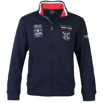 古老鲨鱼<em>品牌男装开衫</em>立领纯棉商务<em>休闲</em>男士高