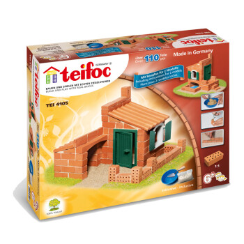 Teifoc DIY建筑玩具 TC4105 + Brickadoo DIY建筑玩具 比萨饼店 BK20906