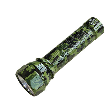 KLT快灵通SE-869H充电式大功率LED手电筒探洞 野外 迷彩型 1W LED 沙漠彩