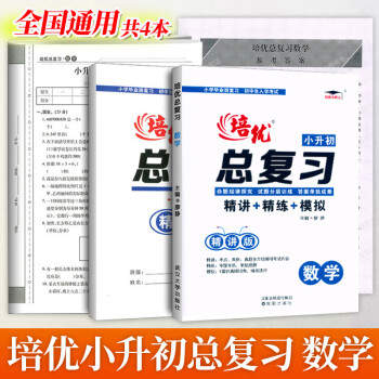 培优小升初总复习数学 培优小升初数学总复习精讲+精练+模拟 数学精讲版 六年级升学小考知识全练习题