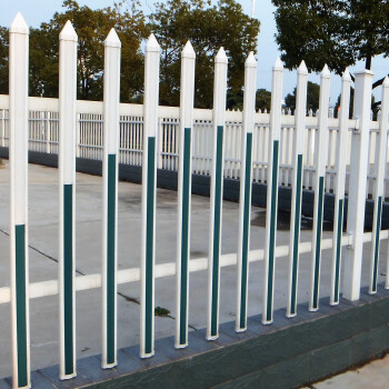护栏栅栏围栏室外pvc塑钢护栏户外别墅花园庭院防腐电力栏杆 纯白色1