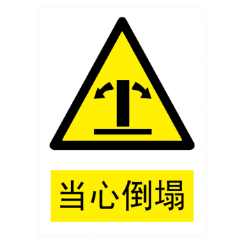 定制安全标识牌警示牌标示牌贴纸标志牌警告提示小心当心标示牌tbptb