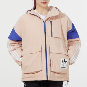 adidas阿迪达斯三叶草女装 2021冬季新款跑步训练运动服户外舒适保暖