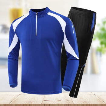 健身房跑步衣服速干衣休闲两件套运动服1980219902蓝色套装xl170175cm
